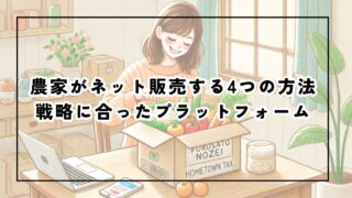 農家がネット販売する4つの方法｜戦略に合ったプラットフォーム