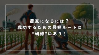 農家になるには?成功するための最短ルートは“研修”にあり!