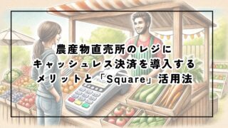 農産物直売所のレジにキャッシュレス決済を導入するメリットと「Square」活用法