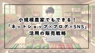 小規模農家でもできる!『ネットショップ×ブログ×SNS』活用の販売戦略